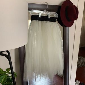 BlackMilk Clothing Sheer Mid-length Skirt SAMPLE